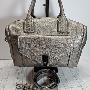 EUC BCBGeneration Juliette Satchel In Pewter